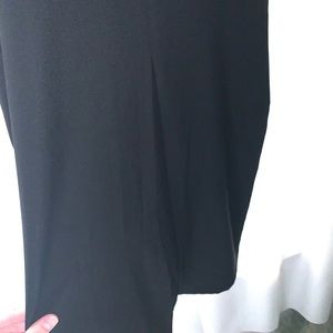 XS ZARA Black Dress 53” long, slit on back
